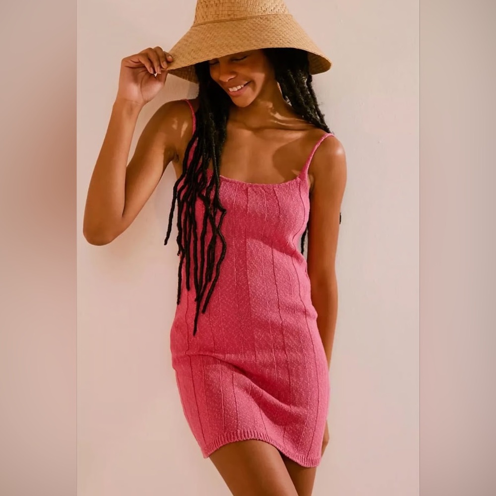 Free People Beach Stellar Sweater Mini Dress